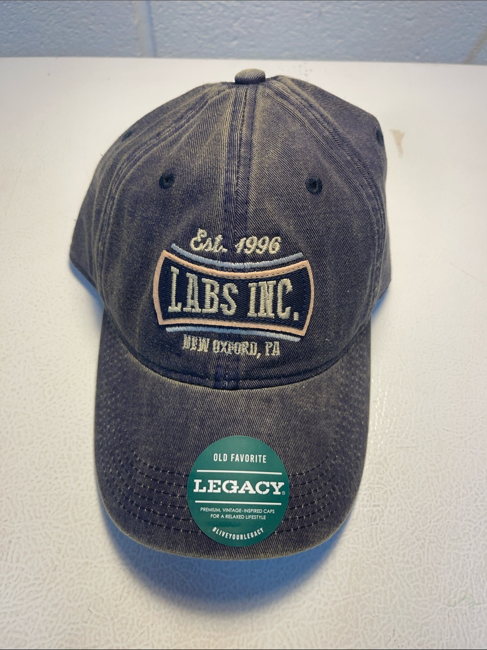 Legacy Navy Cap with LABS INC. Logo